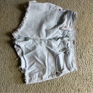 Levi's Light Wash Denim Jean Shorts